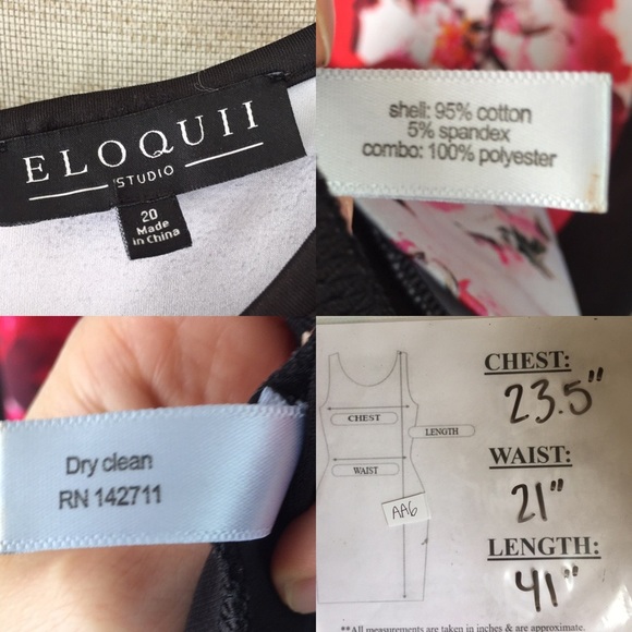 Eloquii Collide Mesh-Inset Scuba Sheath Dress 20 - Picture 2 of 7